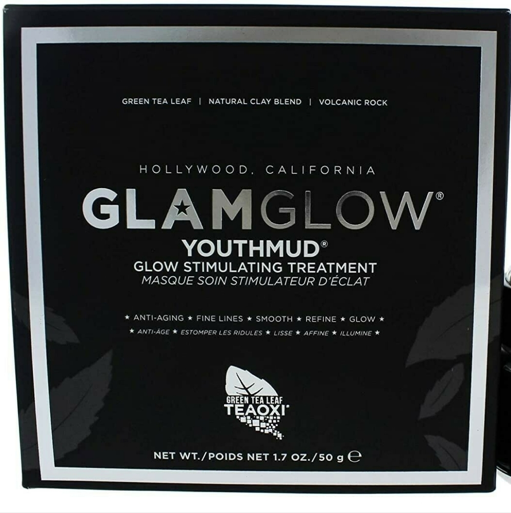 GlamGlow YouthMud Glow Stimulating Treatment Face Mask 1.7 Oz Full Size New